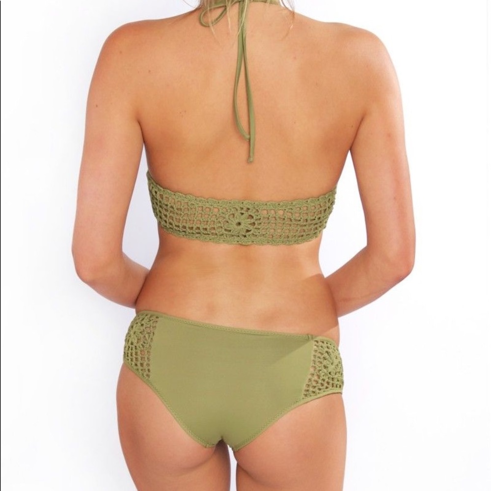 Frankies Bikinis Koa Bottoms in Olive